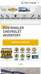 Mobile Screenshot of donringlerchevrolet.com